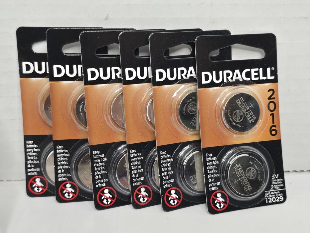 Duracell 2016 3V Lithium Coin Battery Long Lasting DL2016 24-Pack EXP 2029 New